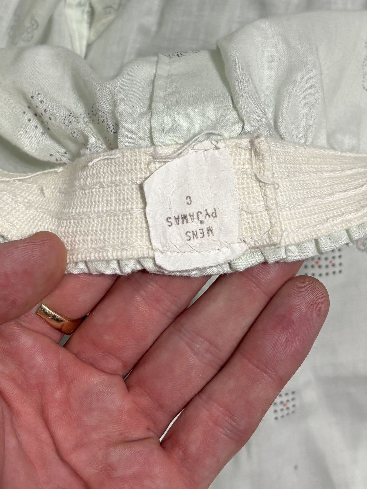 Vintage True Vintage Pajama Set 60s 70s Matching PJs Two Piece Suit Size US 32 / EU 48 - 10 Thumbnail
