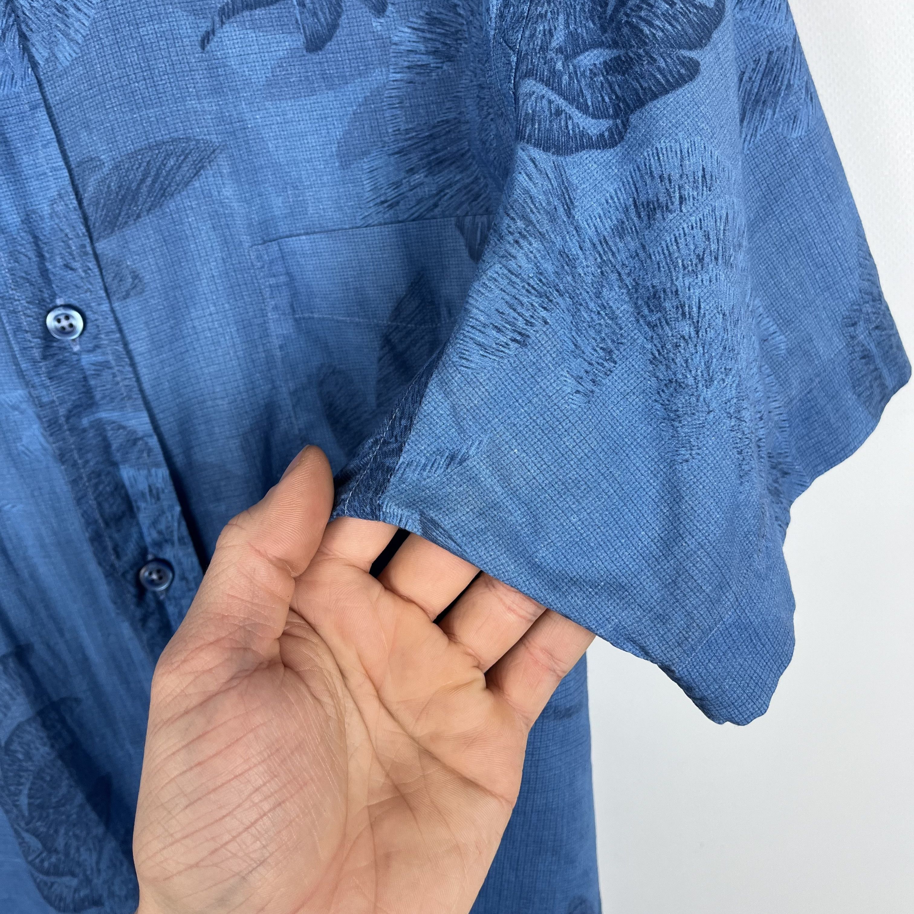 Ermenegildo Zegna Designer Ermenegildo Zegna Button Up Floral Pattern Shirt Size US M / EU 48-50 / 2 - 14 Thumbnail