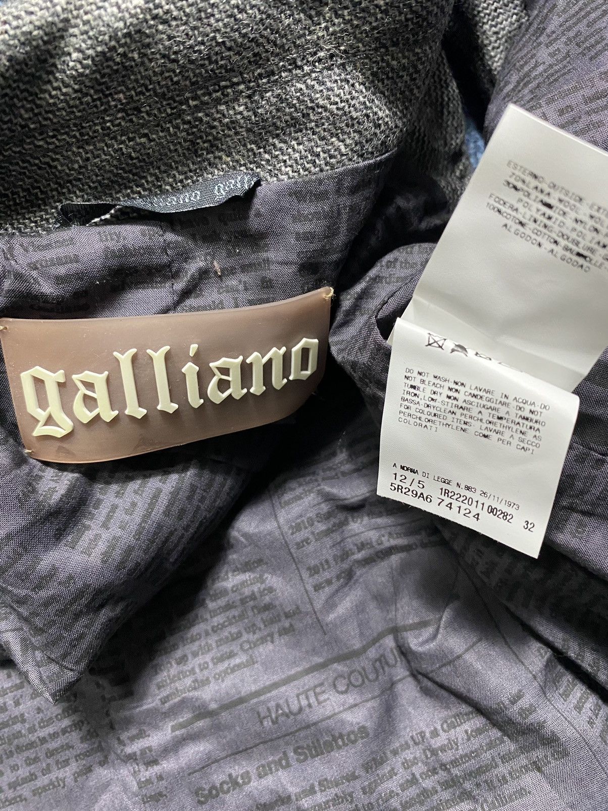 John Galliano Galliano - Grey Vest Size US M / EU 48-50 / 2 - 5 Thumbnail