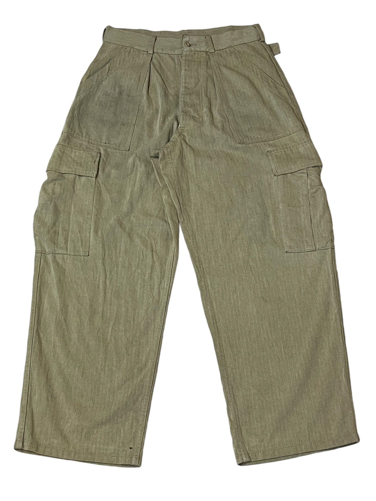 BAGGY🔥JAPANESE BRAND VINTAGE EVIS/EVISU CARGO BAGGY PANTS