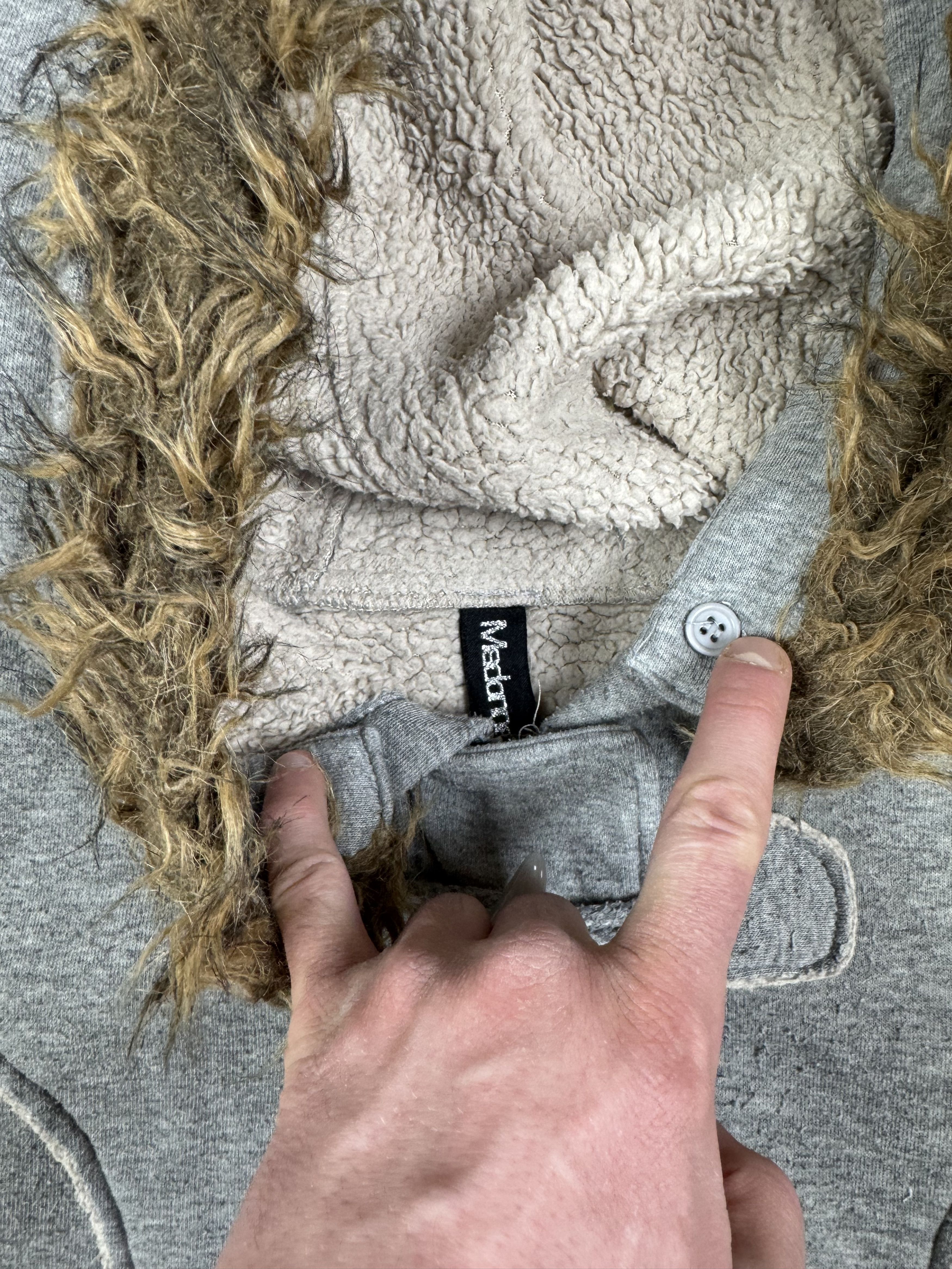If Six Was Nine If Six Was Nine Fur Hoodie Size M Streetwear Japanese Size M / US 6-8 / IT 42-44 - 3 Thumbnail