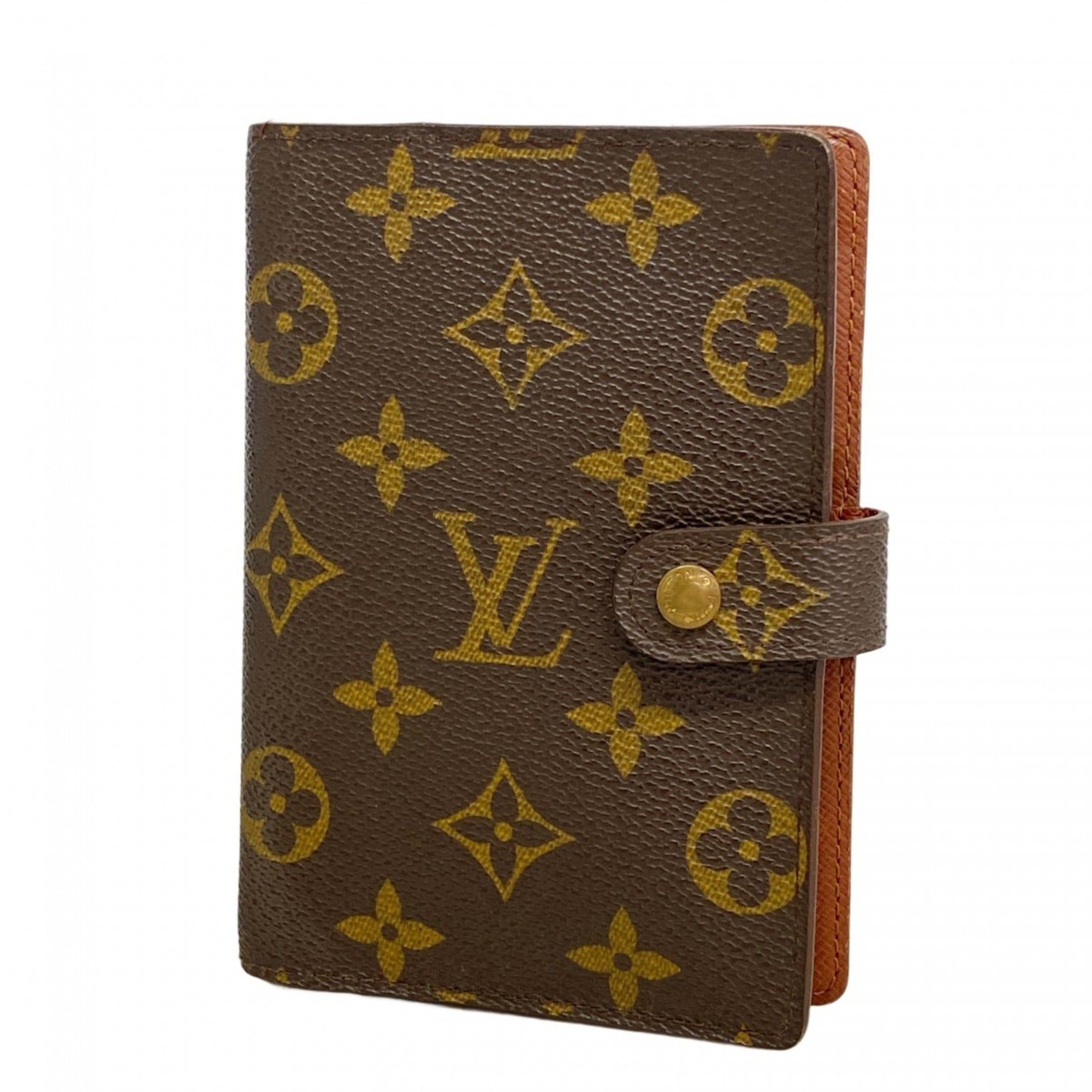 Louis Vuitton Monogram Agenda PM Planner Cover R20005 Brown for Men and Women
