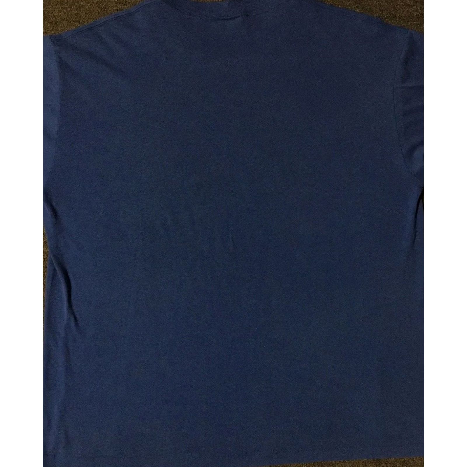 Russell Athletic VINTAGE Russell Athletic Apollo School Softball Shirt XL Blue Long Sleeve Distressed 80s 90s Grunge USA Mens T-Shirt Size US XL / EU 56 / 4 - 7 Thumbnail