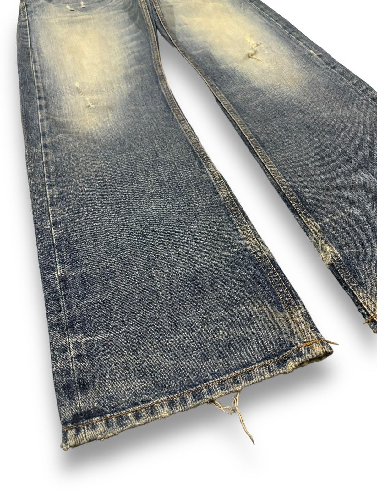 Diesel Vintage Diesel Industry Mud Wash Loose Fit Distressed Jeans Size US 34 / EU 50 - 11 Thumbnail
