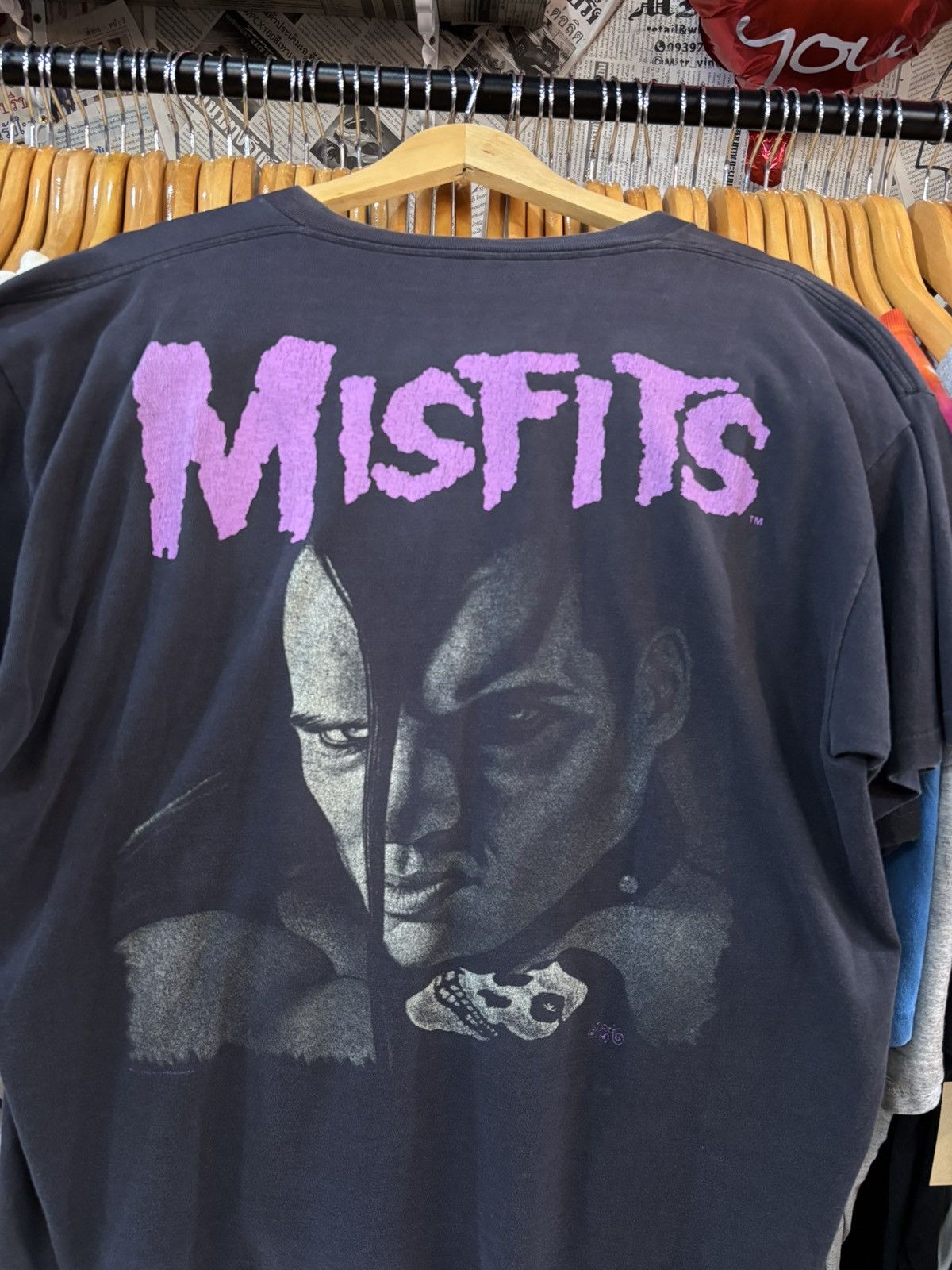 Vintage Misfits faded 1995 Size US XL / EU 56 / 4 - 4 Thumbnail