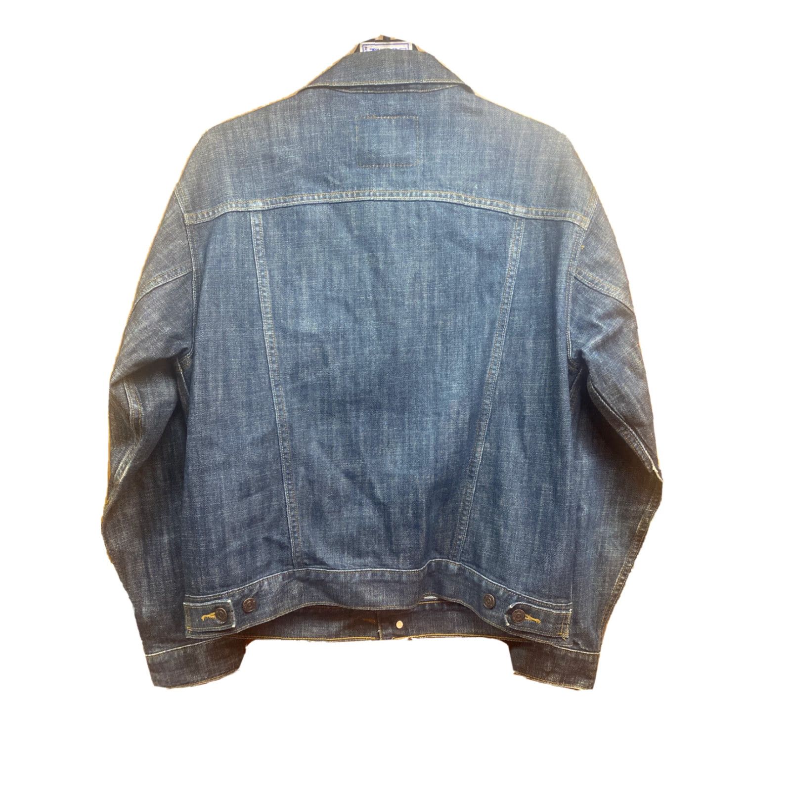 Levi's VINTAGE Levi’s Trucker Denim Jacket Dark Indigo Blue Button Up Mens M Blue Red Tab! Size US M / EU 48-50 / 2 - 2 Thumbnail