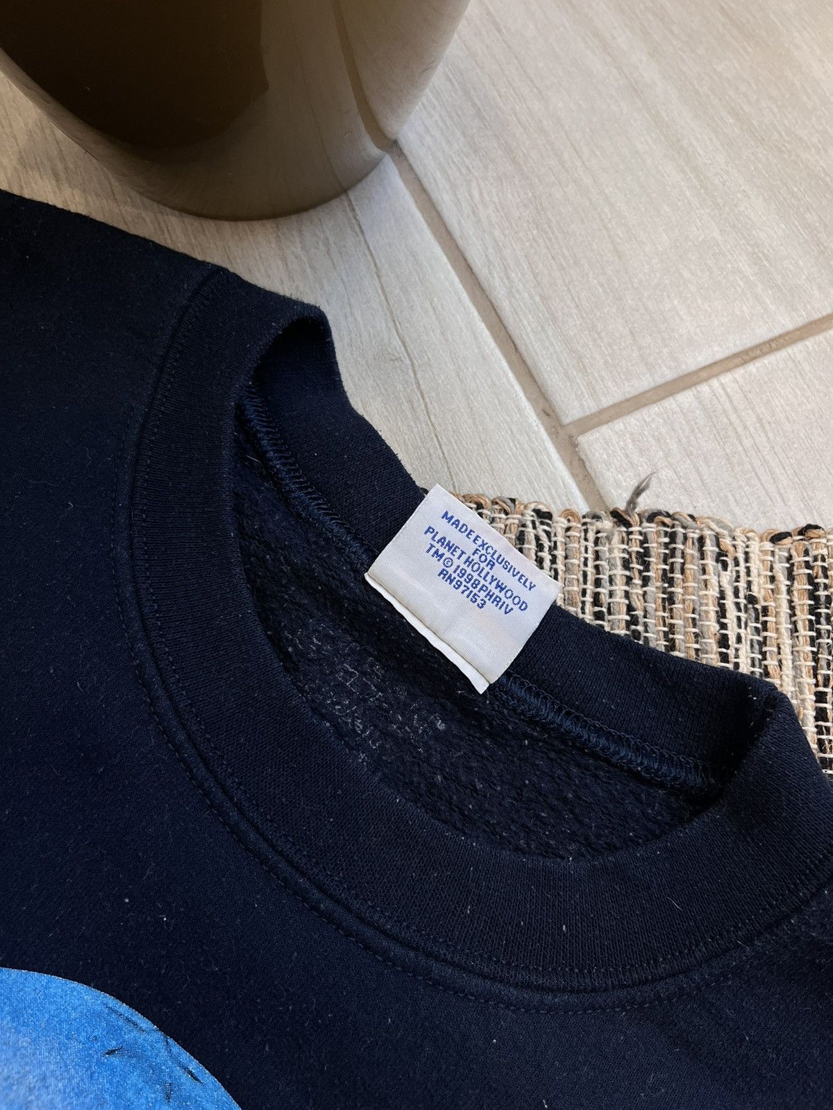 Planet Hollywood × Vintage Vintage Planet Hollywood London sweatshirt minimalistic navy Size US XS / EU 42 / 0 - 10 Thumbnail