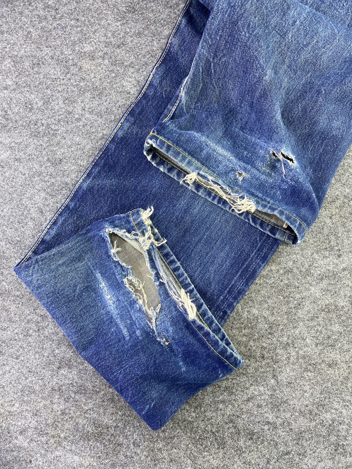 Japanese Brand Studio D Artisan Buckle Back Selvedge Jeans - J880 Size US 29 - 9 Thumbnail