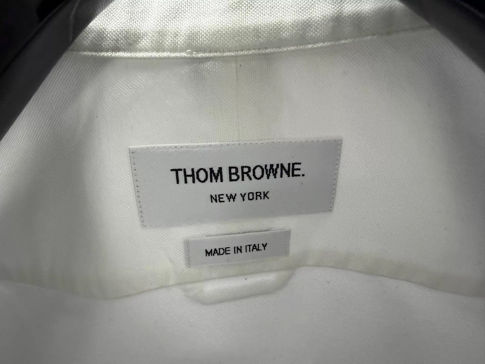 Thom Browne Thom Browne M Classic 3-Color Placket Shirt White Size4 Size US XL / EU 56 / 4 - 3 Thumbnail