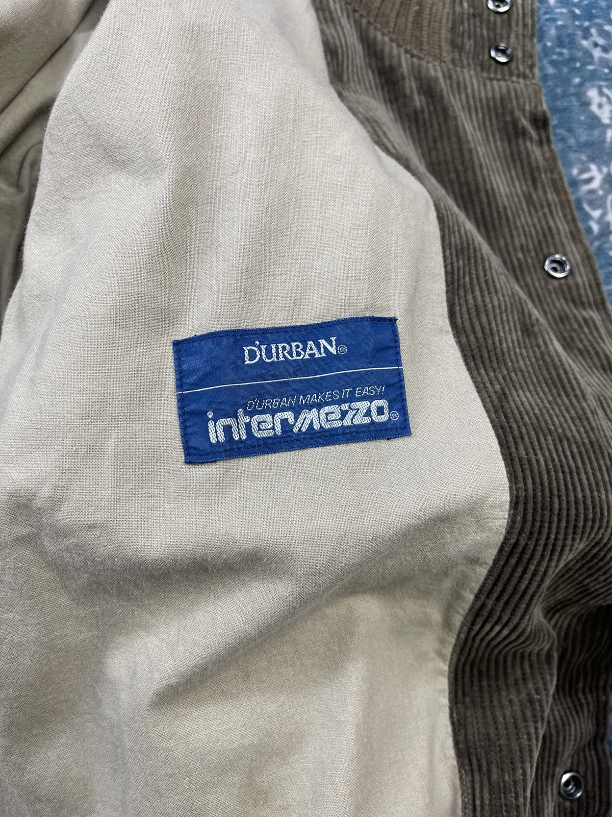 Japanese Brand D’Urban Corduroy Ribbed Knit Sleeve Button Closure Jacket Size US M / EU 48-50 / 2 - 13 Thumbnail