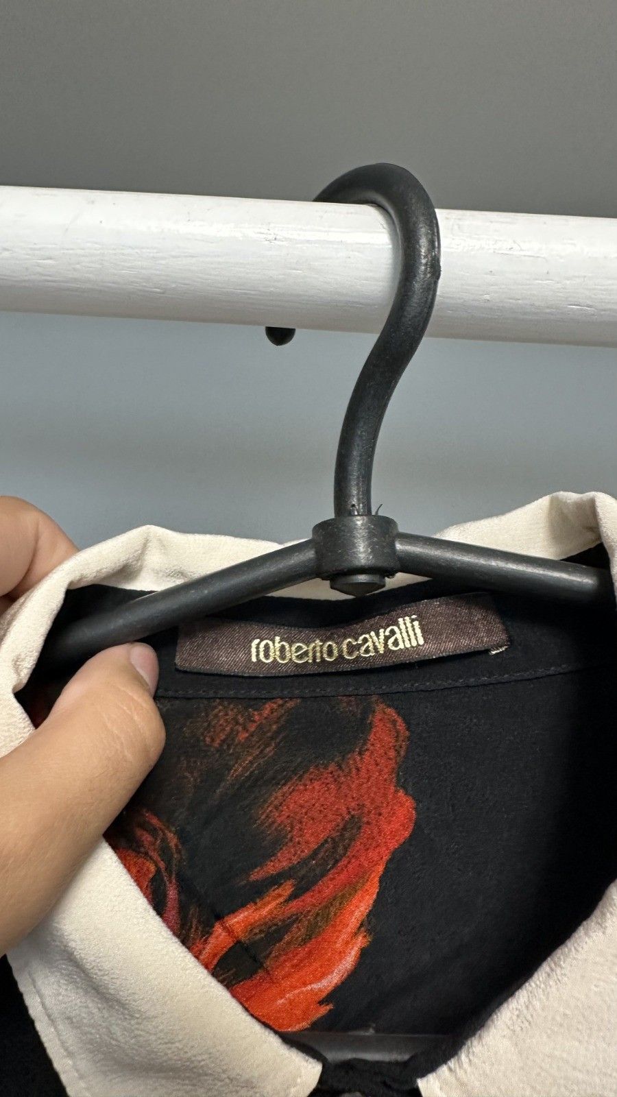 Roberto Cavalli Roberto Cavalli Painted Silk Floral Print Pleat Panel Shirt Size S / US 4 / IT 40 - 11 Thumbnail