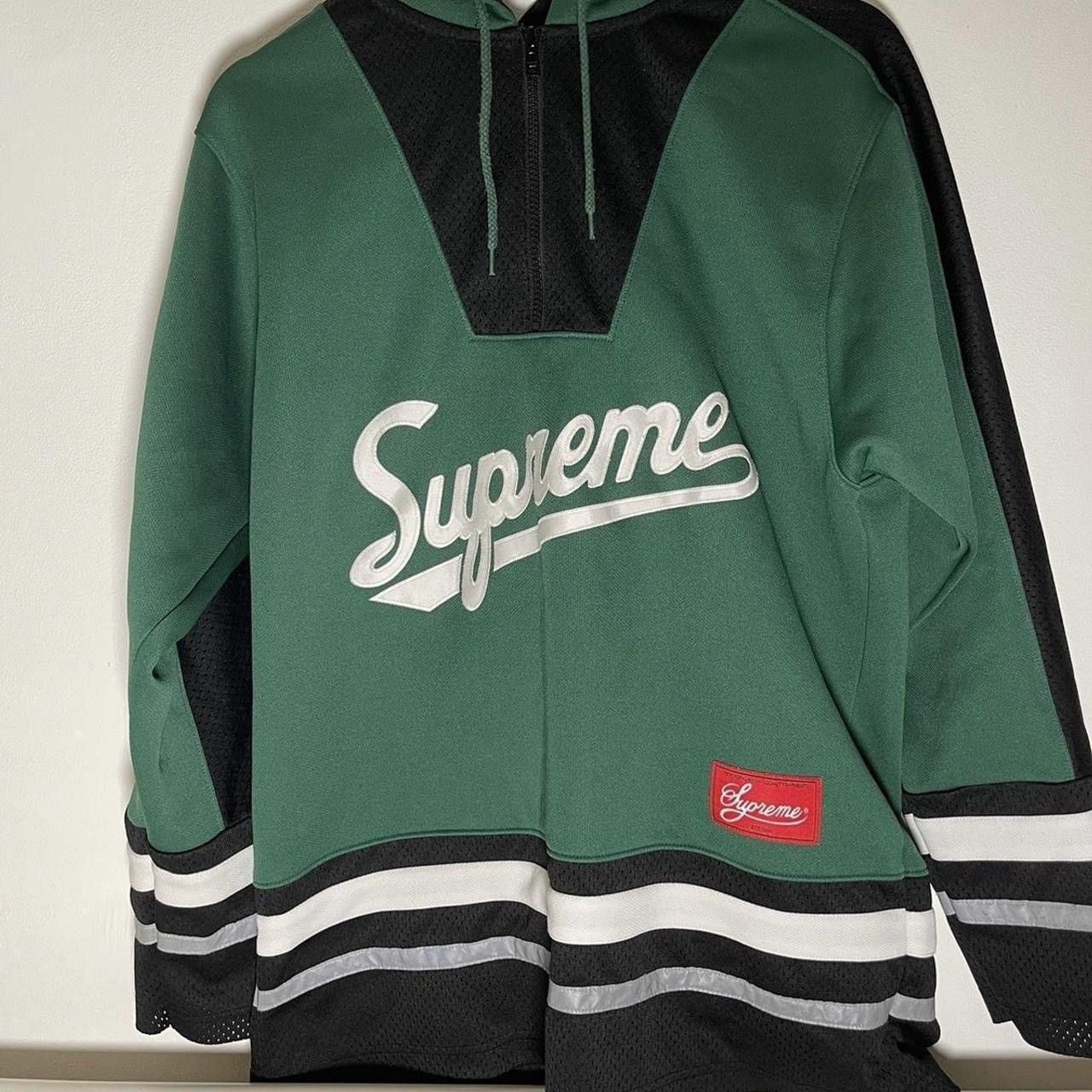 Supreme SUPREME SCRIPT HOODED HOCKEY TOP Size US M / EU 48-50 / 2 - 3 Thumbnail