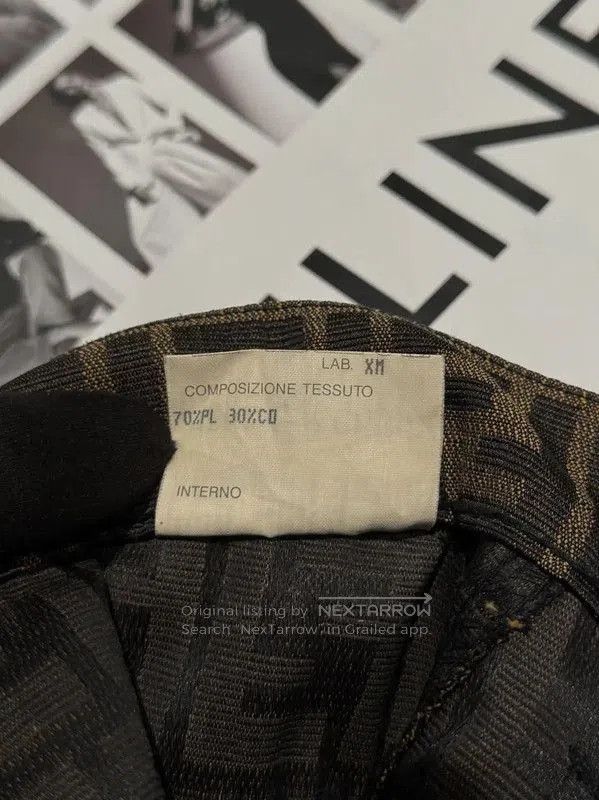 Fendi Fendi Brown Monogram Cotton Shorts for Women . Size 27" / US 4 / IT 40 - 5 Thumbnail