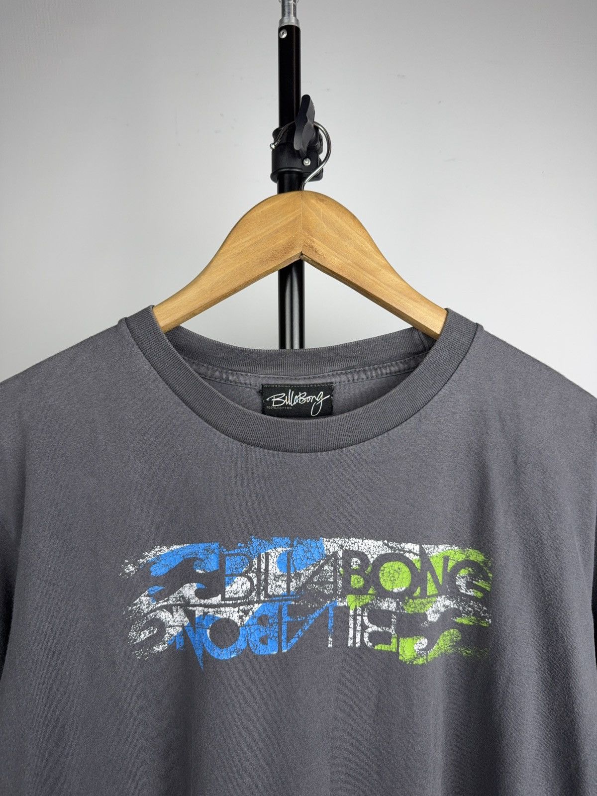 Billabong 00s Retro Billabong Vintage Sk8 Surf Surfwear Logo Tee Y2K Size US M / EU 48-50 / 2 - 2 Thumbnail