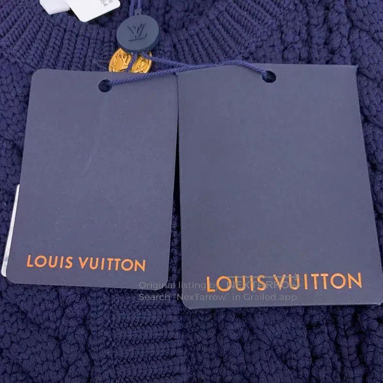 Louis Vuitton Louis Vuitton Blue Knit Cardigan Coat. Size US S / EU 44-46 / 1 - 7 Thumbnail