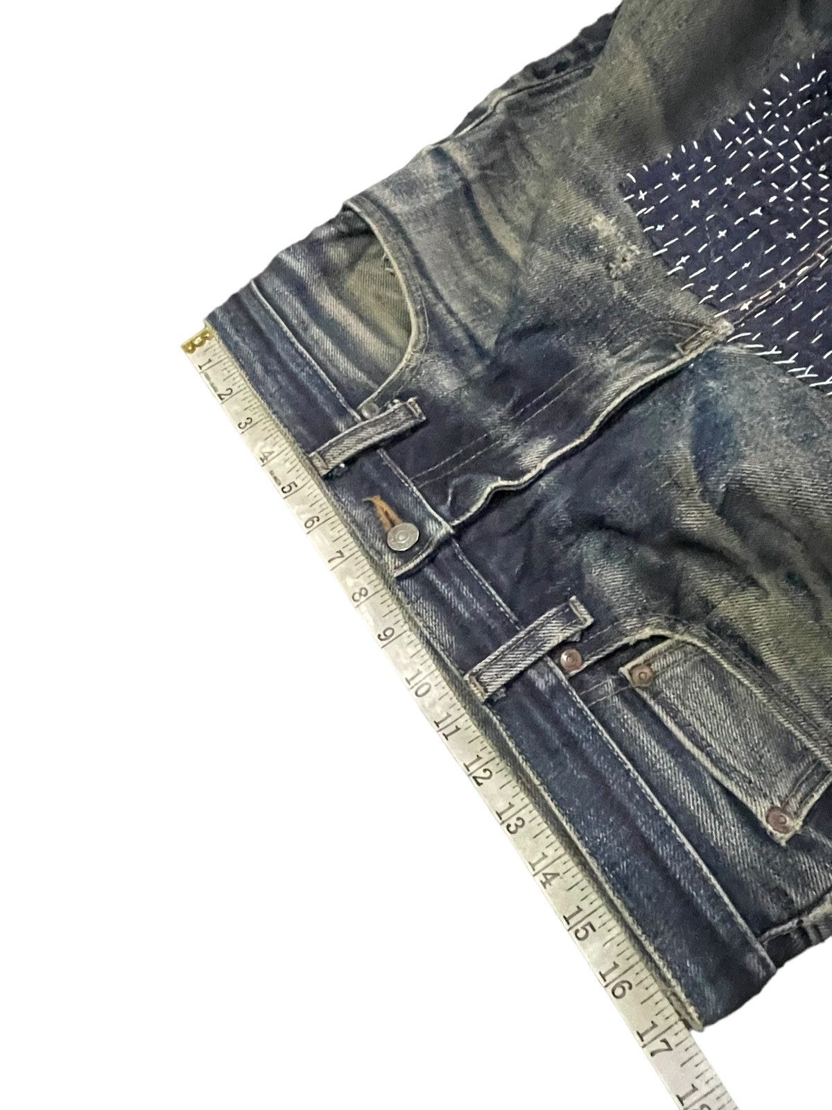 KOJIMA GENES × Vintage Vintage Kojima Genes Selvedge Distresed Denim Size US 34 / EU 50 - 22 Thumbnail
