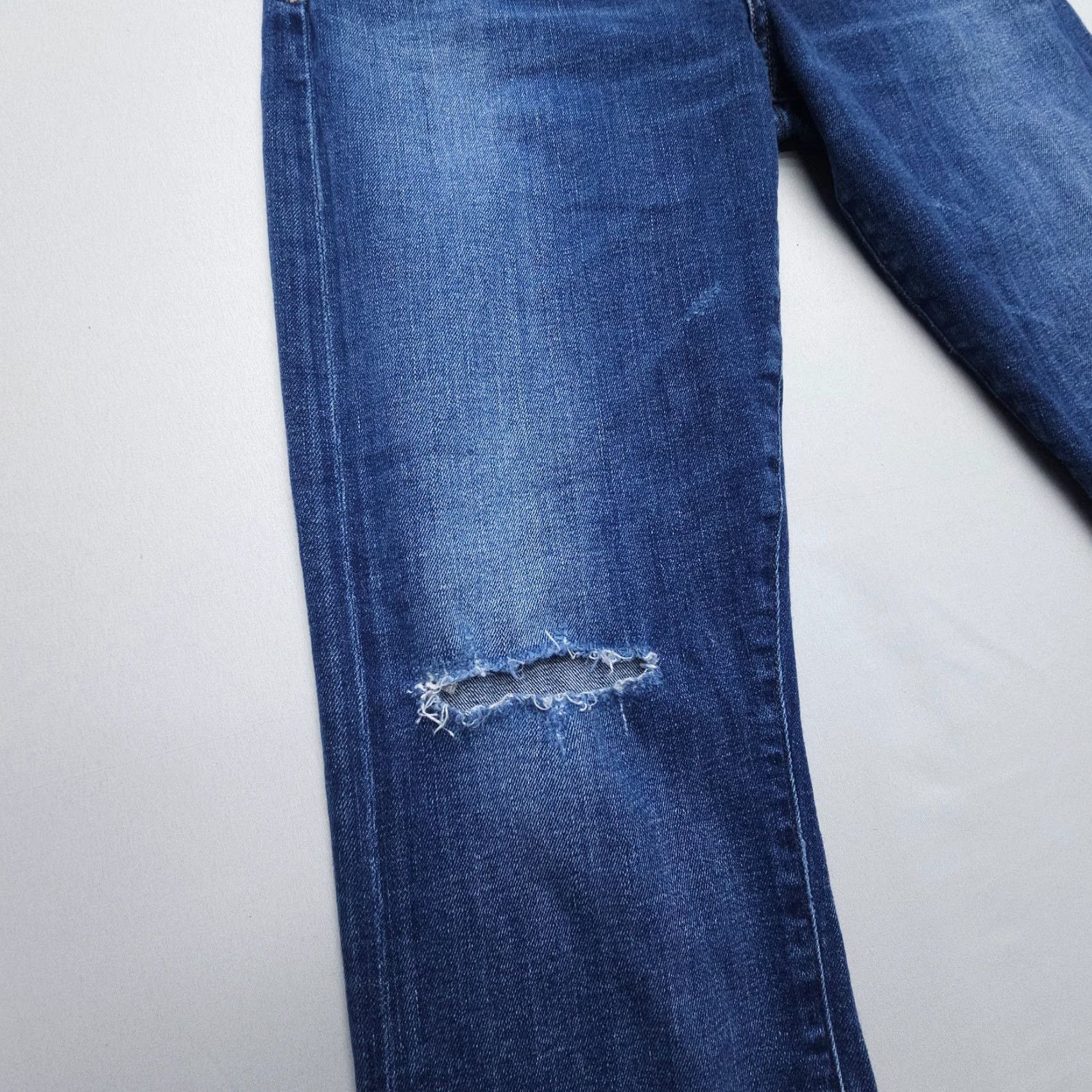 Agolde AGOLDE Jeans Women Size 26 Denim Slim Boyfriend 5-Pocket Dark Wash USA Made Size 26" / US 2 / IT 38 - 6 Thumbnail