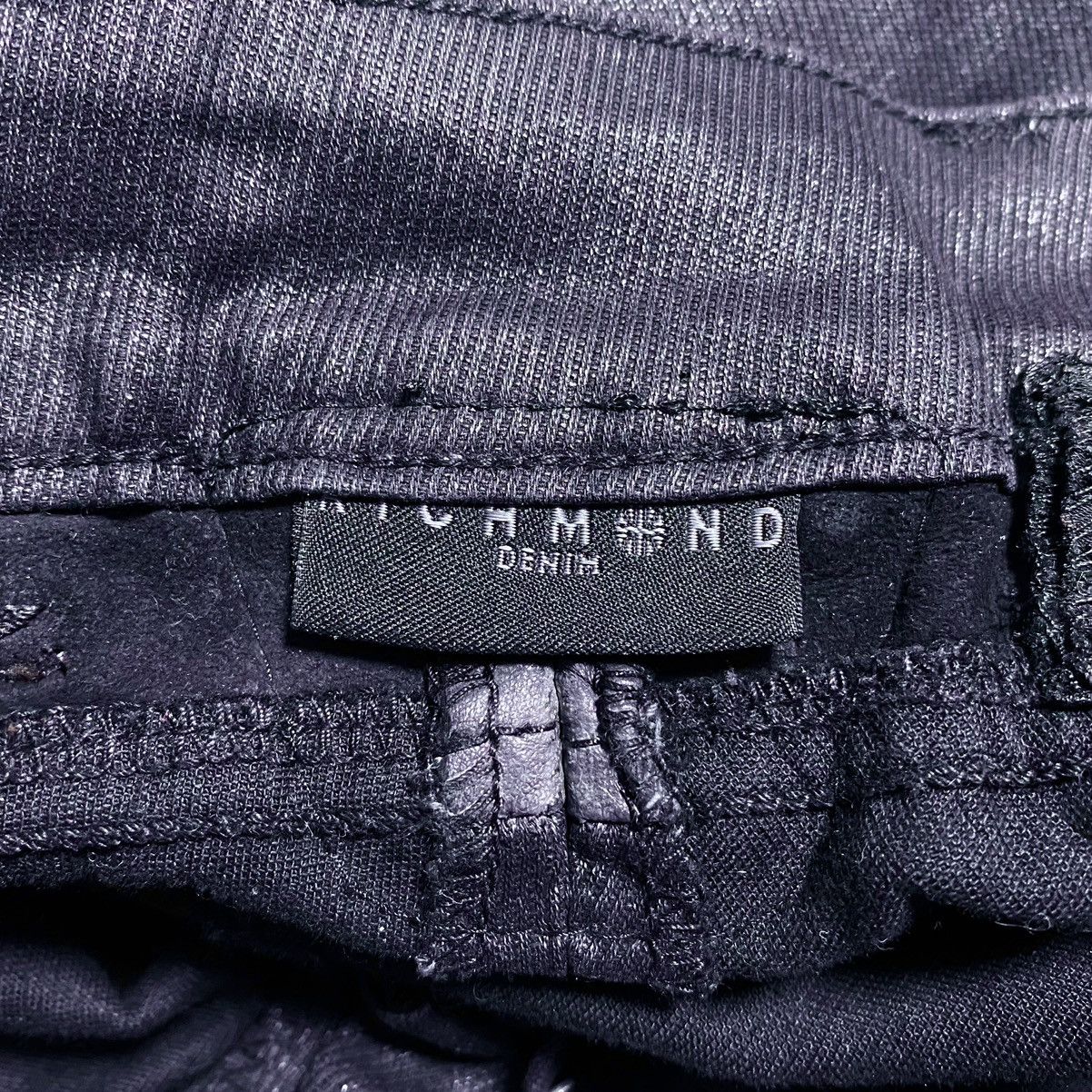 John Richmond Richmond Denim Graphite Multizip Biker Vintage Pants Trouser Size 28" / US 6 / IT 42 - 18 Thumbnail