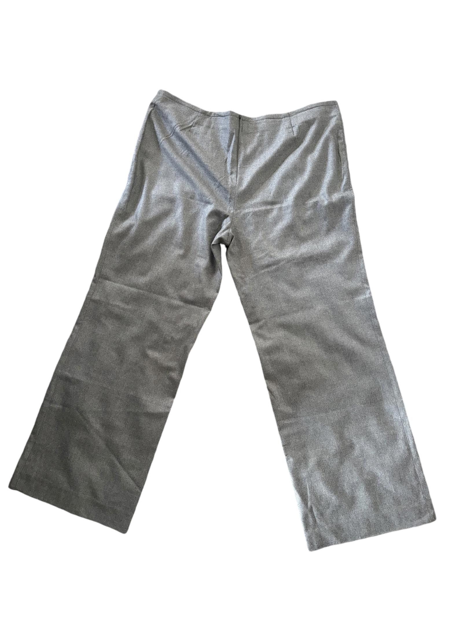 Les Copains Les Copains Gray Dress Pants Women XXL Size 42" / US 20 - 1 Thumbnail