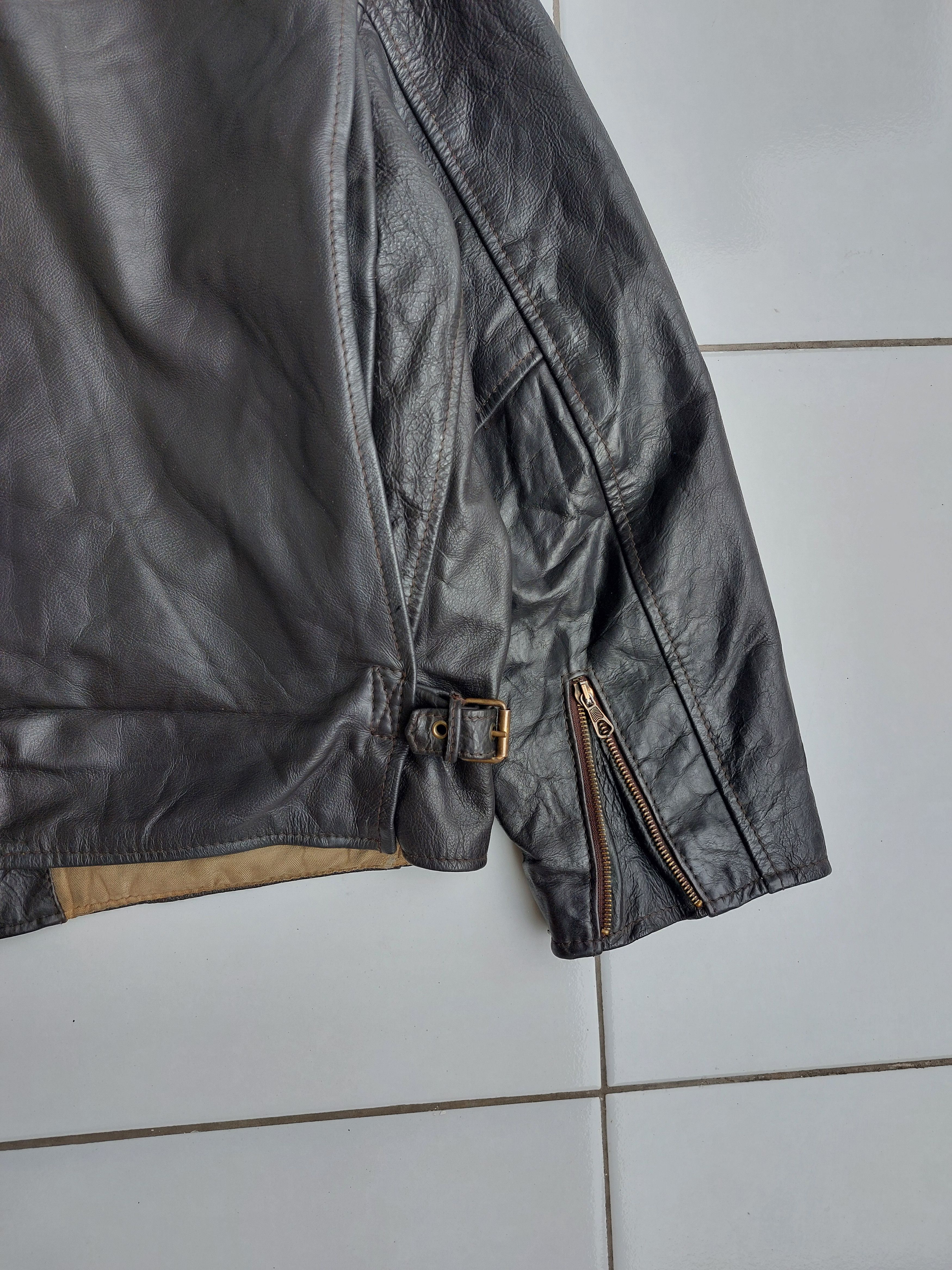Vintage Mc Clures Vintage Leather Jacket Size US L / EU 52-54 / 3 - 11 Thumbnail