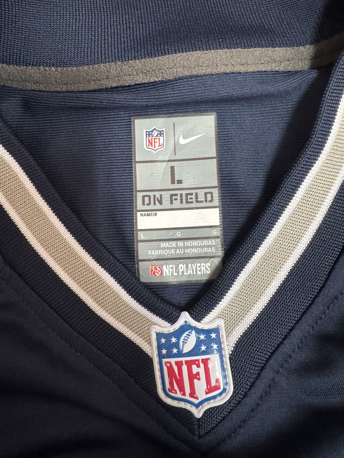 Nike Ezekiel Elliott #21 Dallas Cowboys NFL On Field Home Jersey Size US L / EU 52-54 / 3 - 4 Thumbnail