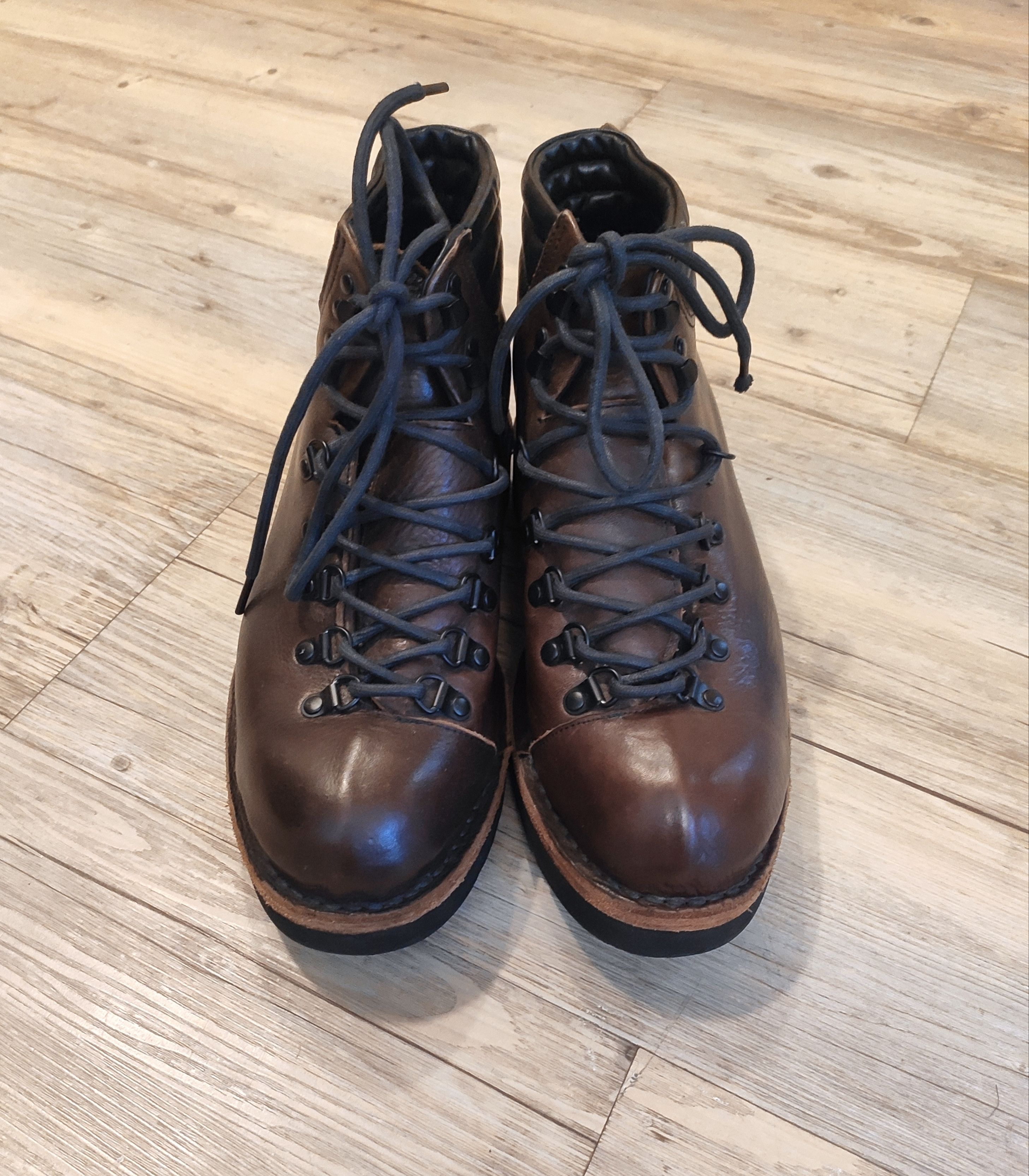 Pre-owned Miharayasuhiro Giant Trekking Boots.like Visvim Or Rick Owens In Brown