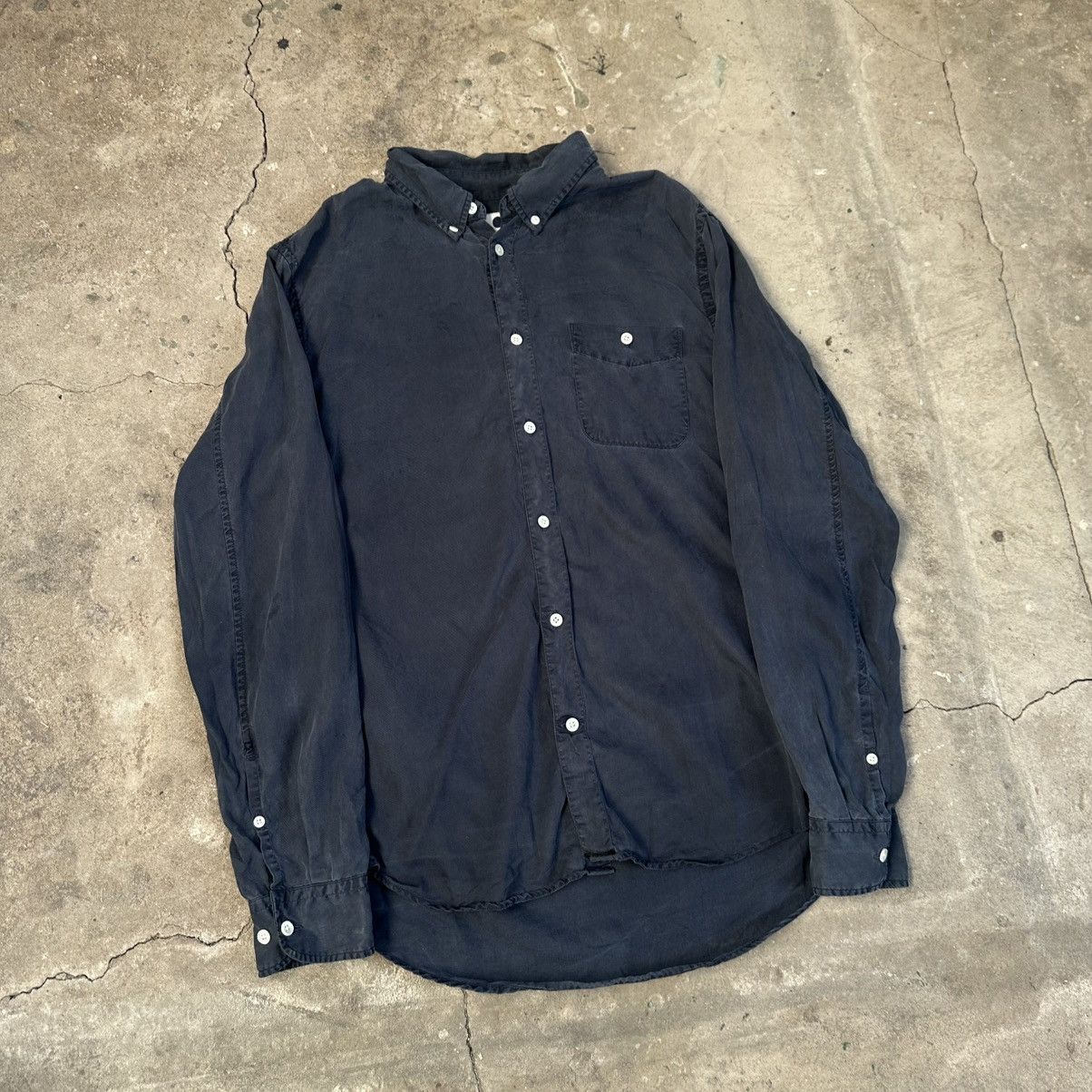 NN07 NN07 no nationality New Derek Shirt Dark Blue tencel Size US L / EU 52-54 / 3 - 2 Thumbnail