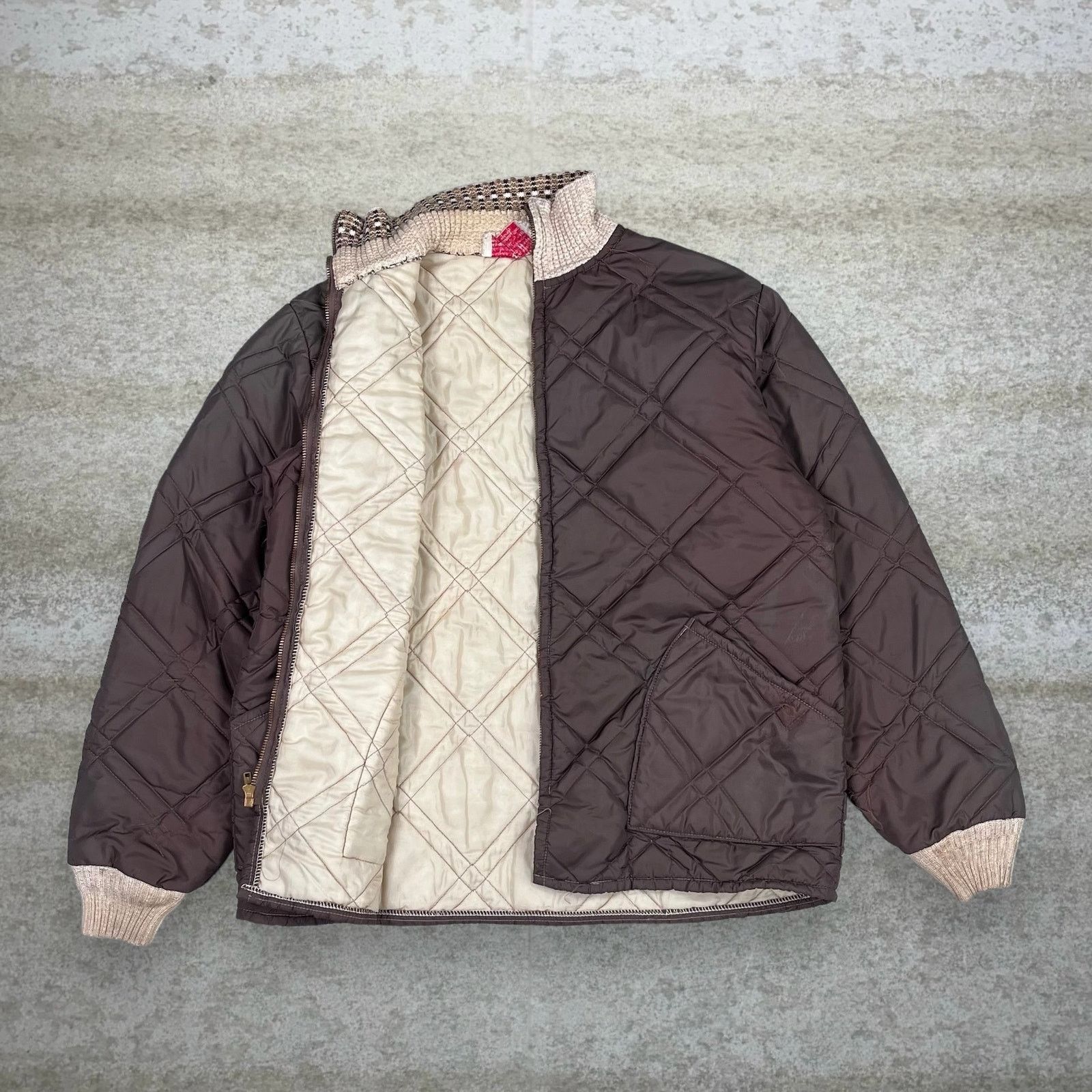 Vintage True Vintage 70s Puffer Jacket Mens L Chocolate Brown Nylon Size US L / EU 52-54 / 3 - 2 Thumbnail