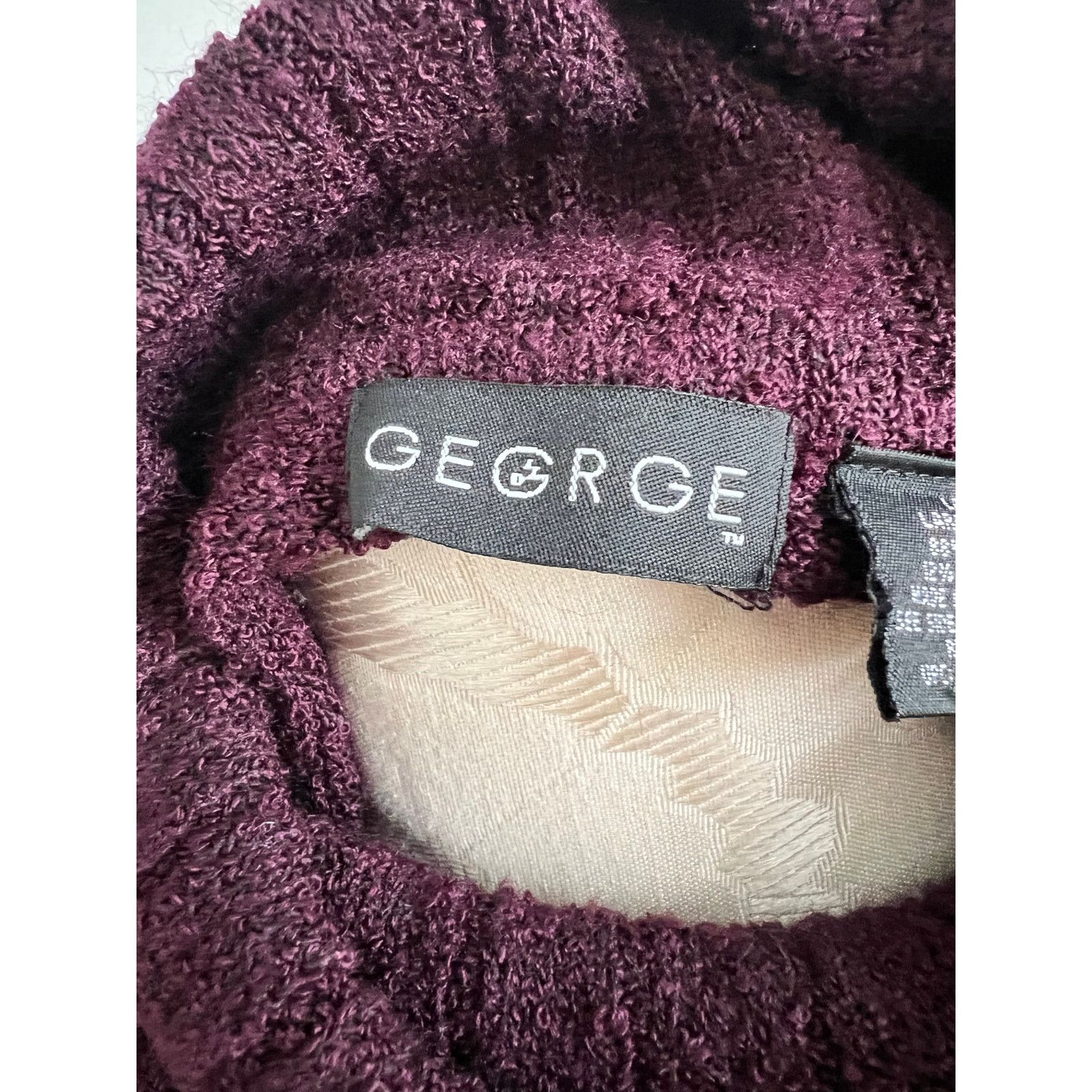 George George Knit 3/4 Sleeve Turtleneck Sweater Large Size 14/16 Size L / US 10 / IT 46 - 5 Thumbnail