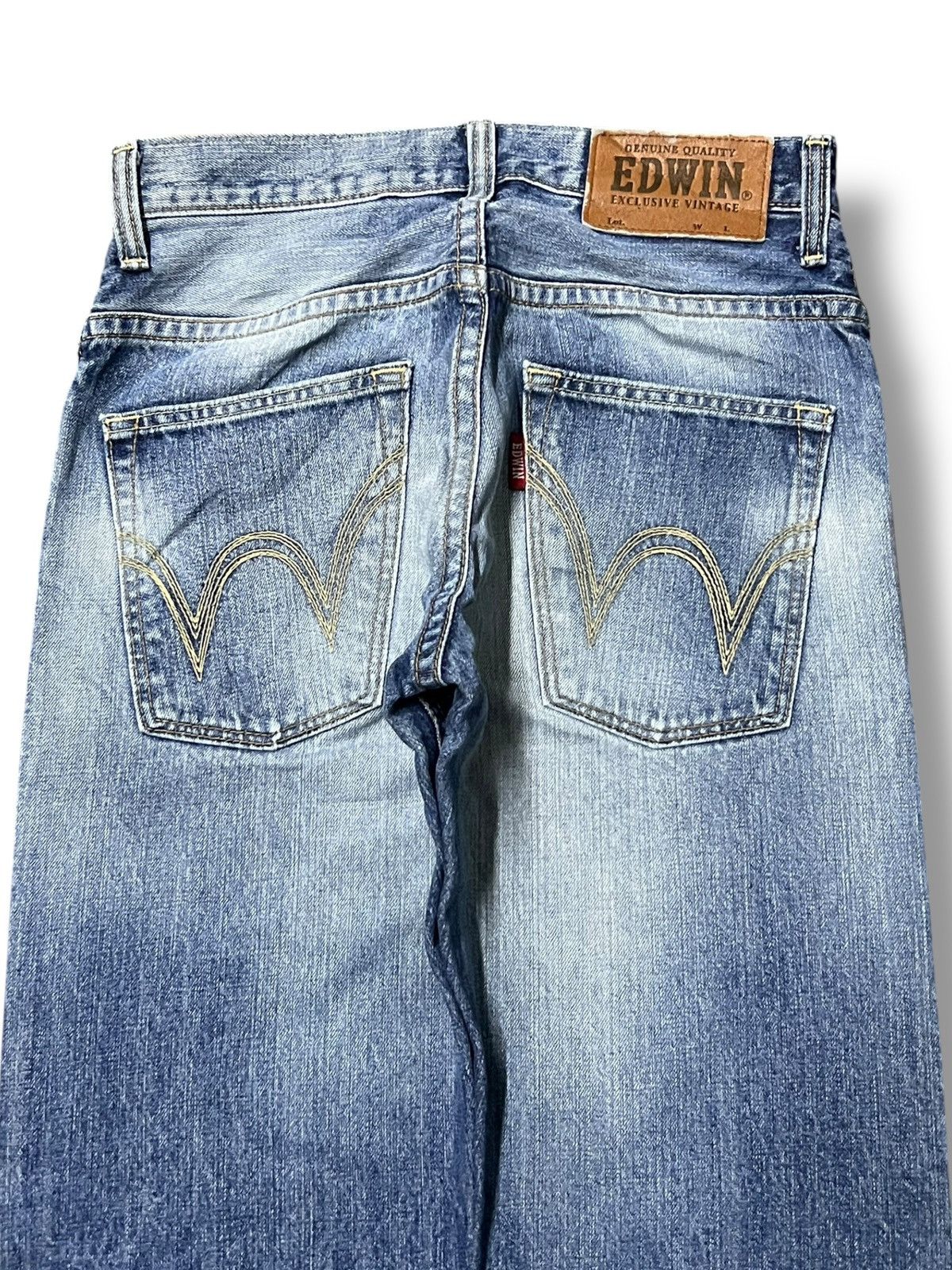 Edwin Vintage Edwin 404 Exclusive Japan - Faded Wash Jeans Size US 31 - 5 Thumbnail