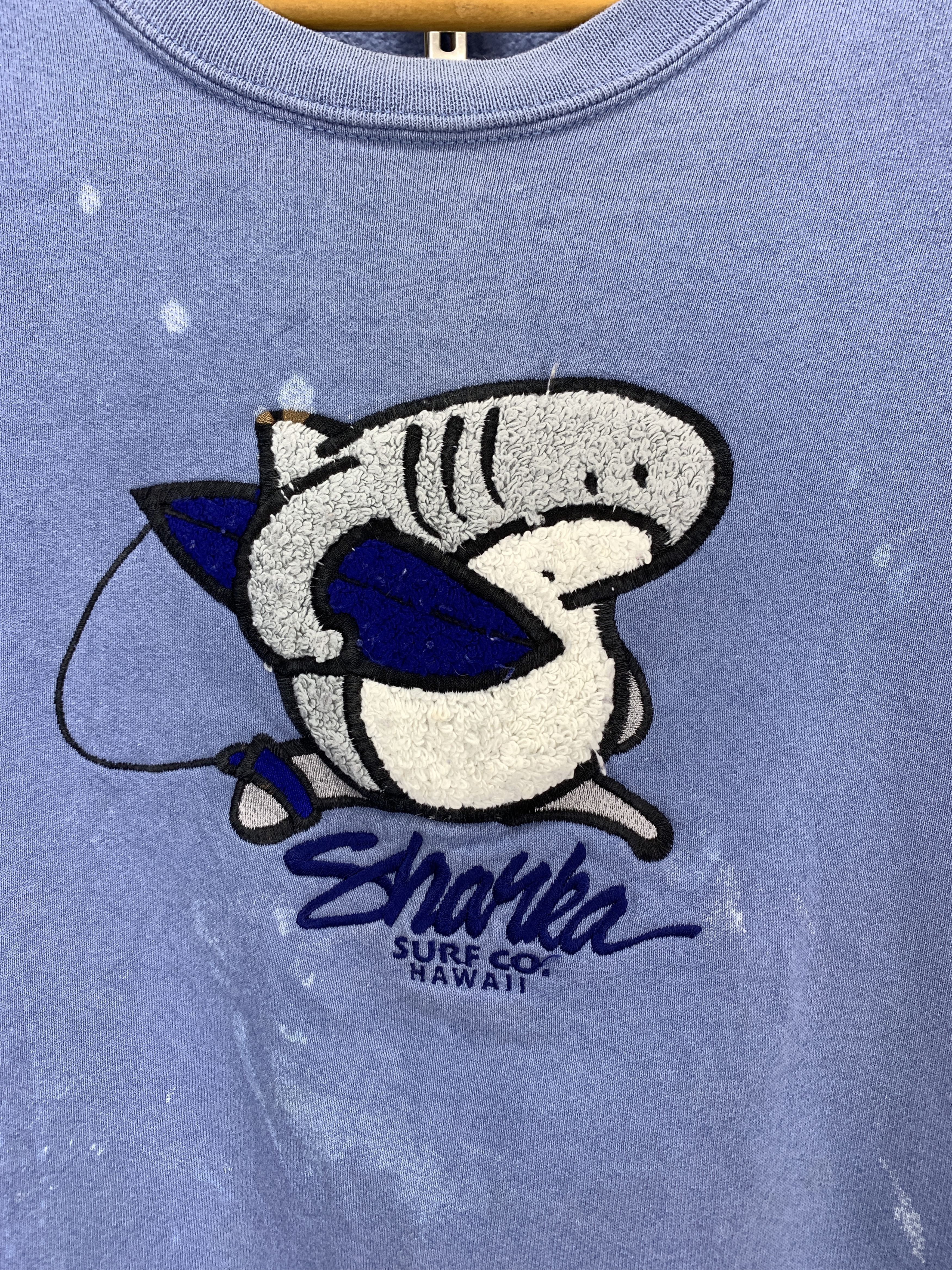 Vintage 90s Vintage SHARKS SURF CO HAWAII Sweatshirt #1913/10 Size US S / EU 44-46 / 1 - 2 Thumbnail