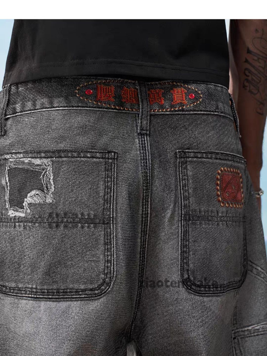 Jean × Vintage Utility skate hiphop loose baggy work carpenter jeans Size US 28 / EU 44 - 5 Thumbnail