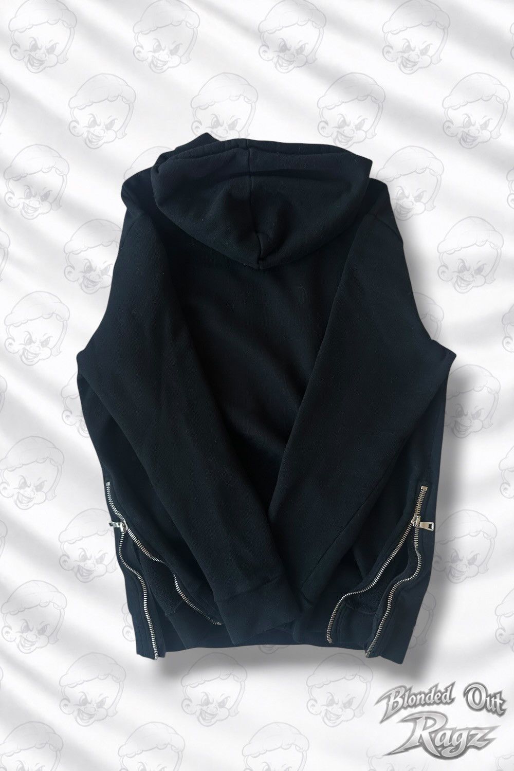 Balmain Balmain Dangerous Zippers Hoodie Black Size US M / EU 48-50 / 2 - 2 Thumbnail