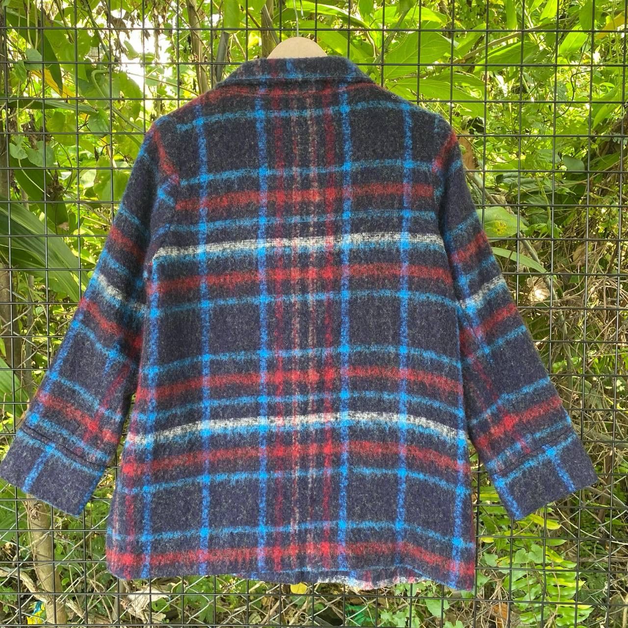 Coeur × Vintage Vintage Ne Shadow Plaid Jacket Size L / US 10 / IT 46 - 7 Thumbnail