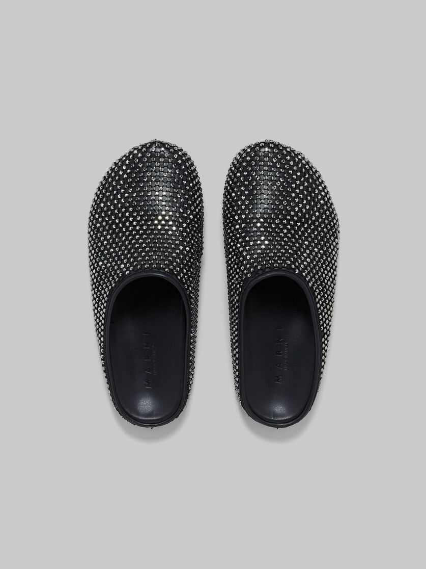 Marni o1w1db11025 Fussbett Sabot With Rhinestones in Black Size US 10 / EU 43 - 3 Thumbnail