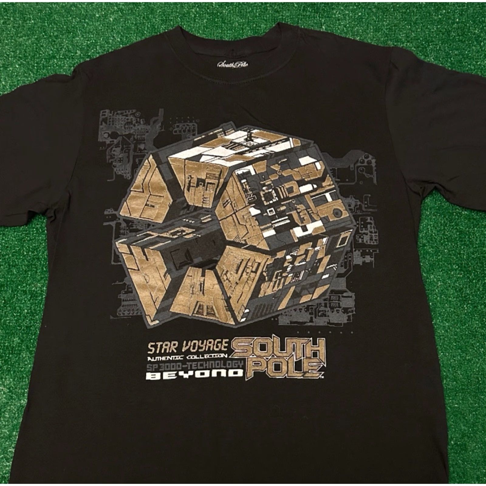 Southpole VINTAGE Southpole Star Wars Star Voyage VTG Shirt Mens Size L Black Hip Hop Punk Y2K Star Wars Vintage Star Voyage T-Shirt Mens L Black Hip Hop Punk Size US L / EU 52-54 / 3 - 3 Thumbnail
