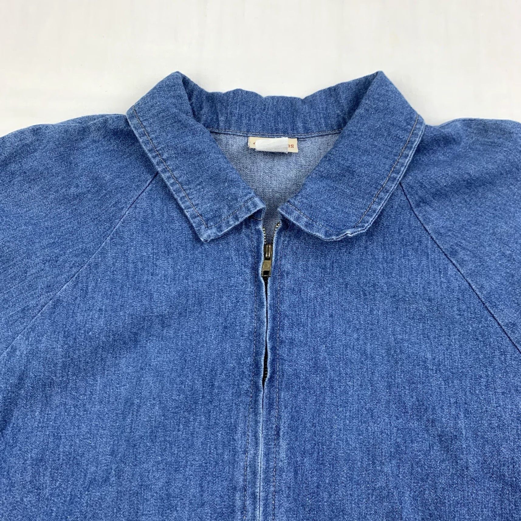 Vintage VINTAGE Crossroads Denim Jacket Medium Blue Full Zip Womens 90s Size M / US 6-8 / IT 42-44 - 2 Thumbnail