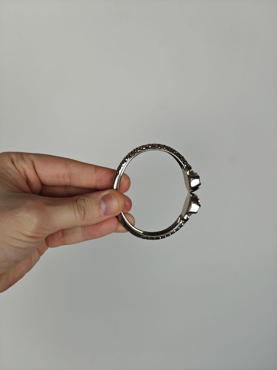 Other VTG Skull Spring Hinge Bracelet Zirconia Size ONE SIZE - 7 Thumbnail