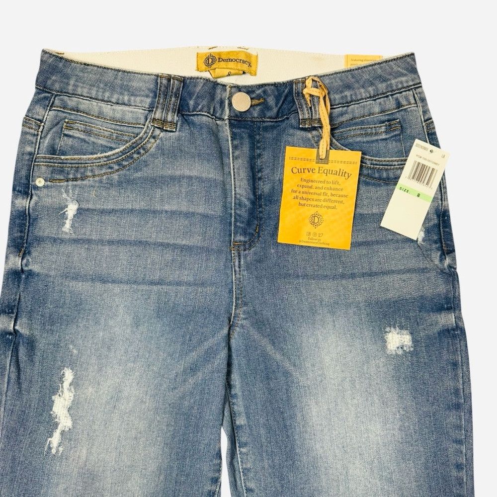 Other NWT New Democracy Ab Tech High Rise Cropped Itty Bitty Flar Size 30" / US 8 / IT 44 - 9 Thumbnail