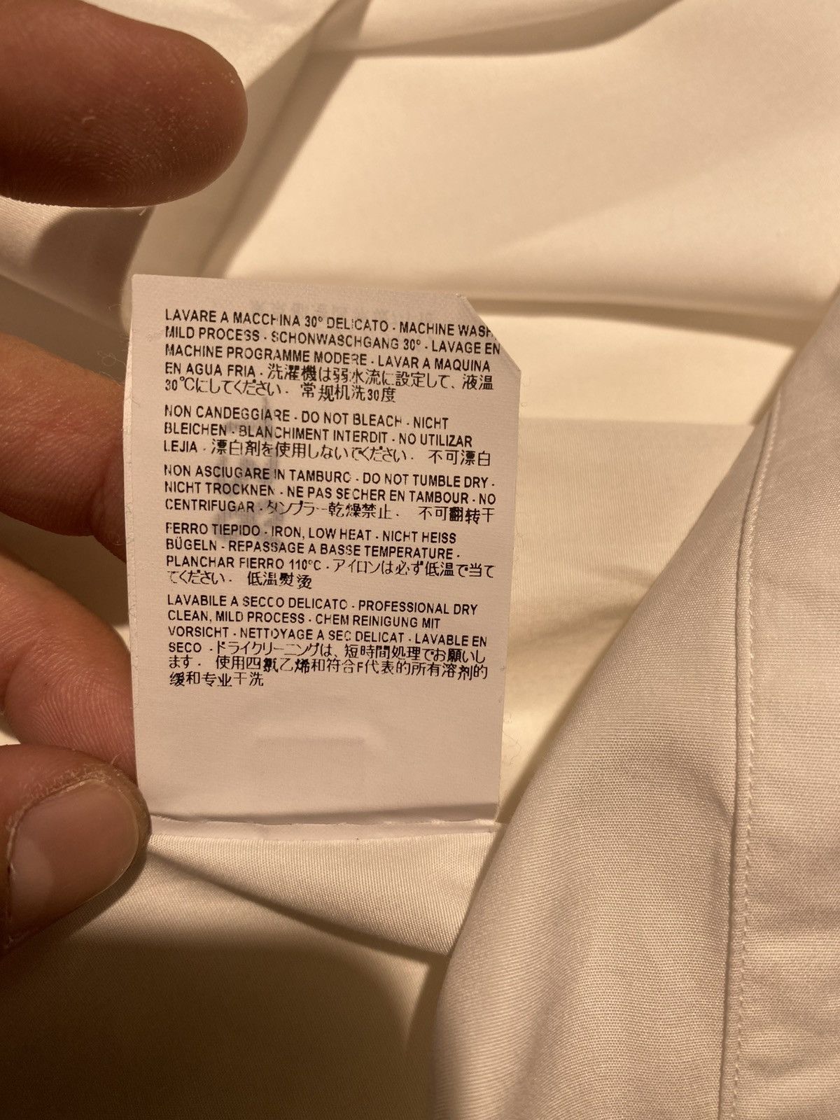 Balenciaga BALENCIAGA SS16 Colarless Button Up Shirt Size L Size US L / EU 52-54 / 3 - 8 Thumbnail