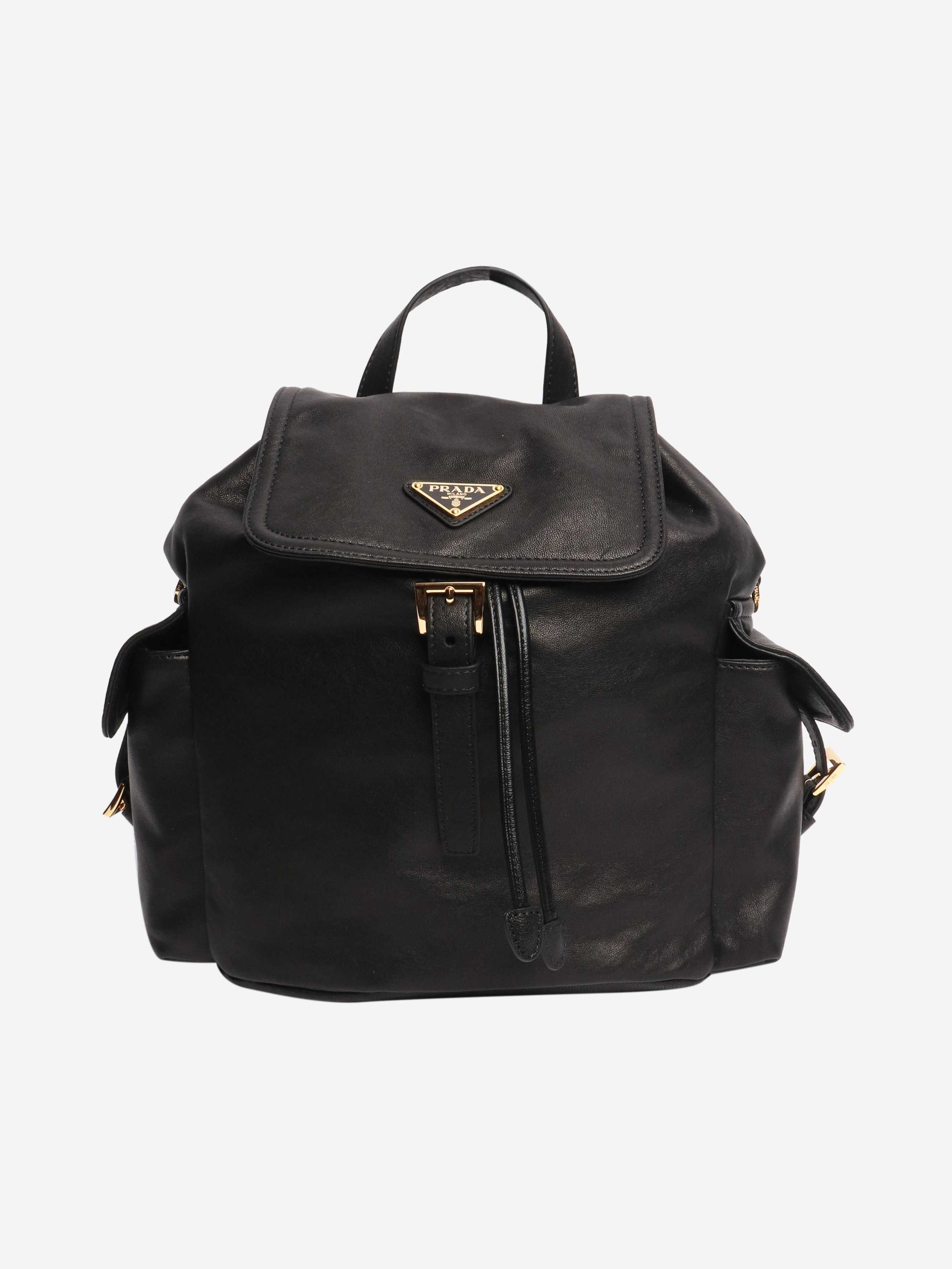 Prada Black Explore nappa leather backpack Size ONE SIZE - 1 Thumbnail