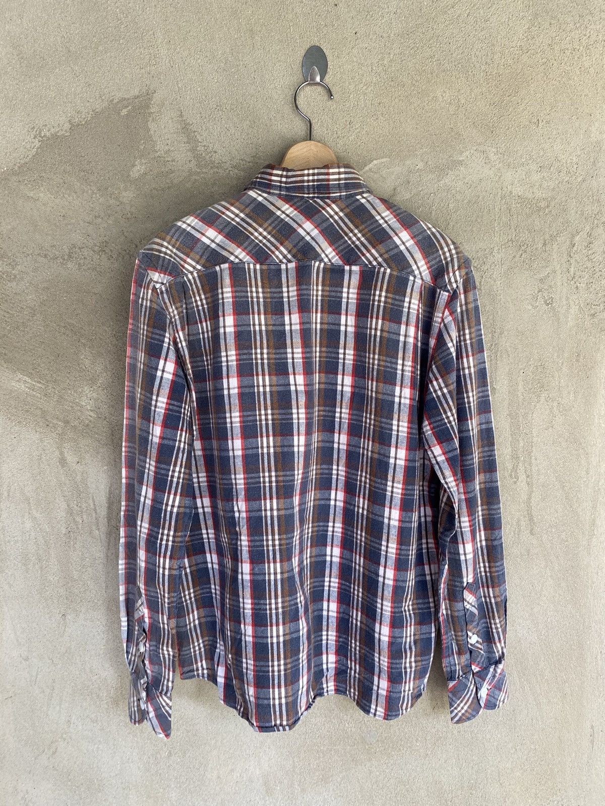 Beams Plus Japanese Brand Beams Plaid Tartan Flannel Shirt Size US M / EU 48-50 / 2 - 8 Thumbnail