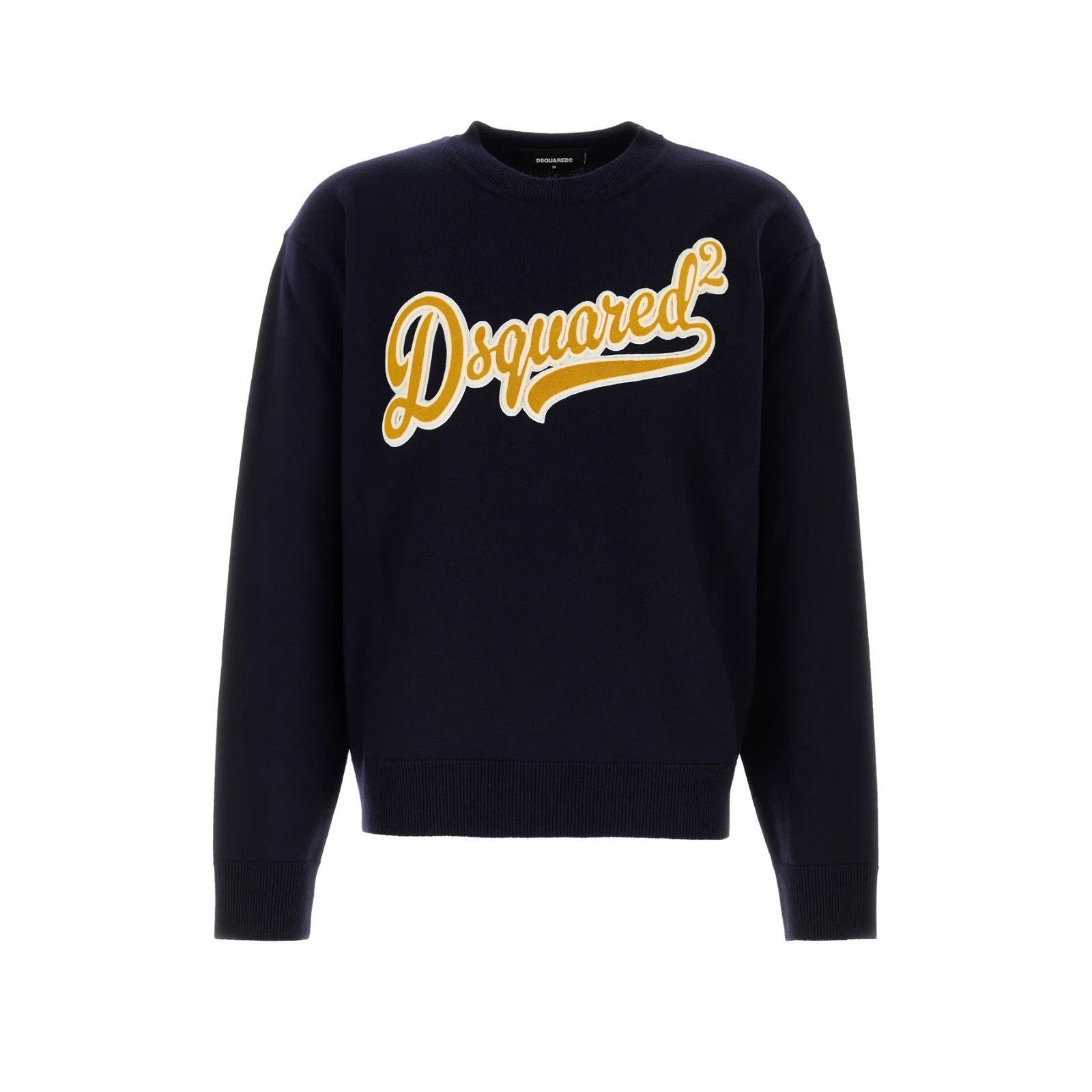 DSQUARED2 Blue Wool Sweater New )