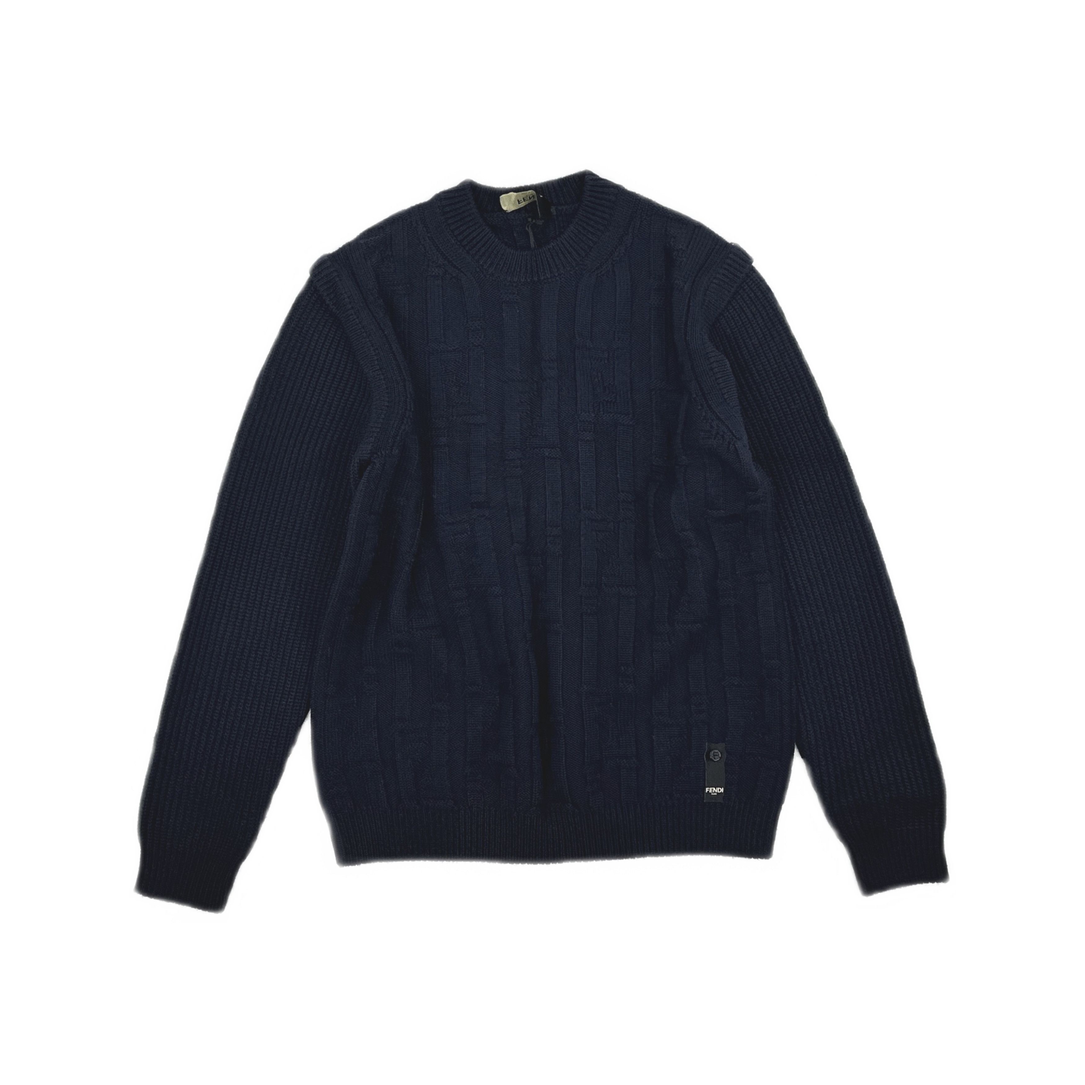 Fendi Fendi Cable Knit Wool Sweater Size S Size US S / EU 44-46 / 1 - 1 Thumbnail
