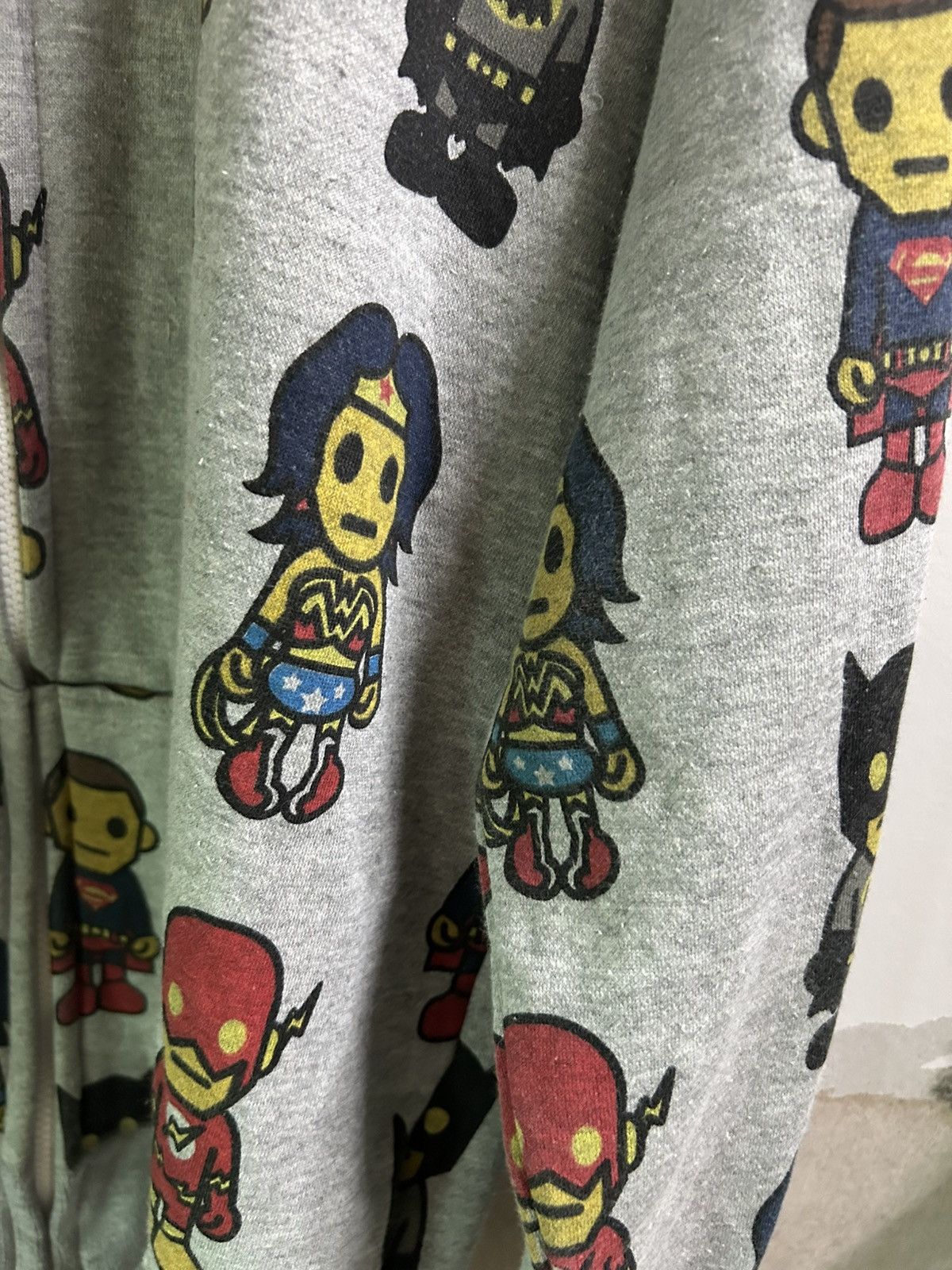 Bape × DC Comics Rare Baby Milo By A Bathing Ape DC Comics All Over Print Size US XL / EU 56 / 4 - 18 Thumbnail