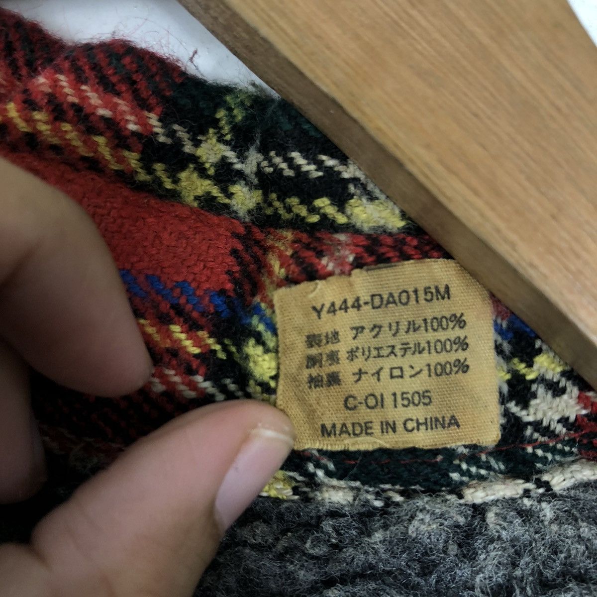 Flannel 🔥 RARE 90’s VINTAGE FLANNEL JACKET MANDOC USA TARTAN DESIGN Size US L / EU 52-54 / 3 - 13 Thumbnail