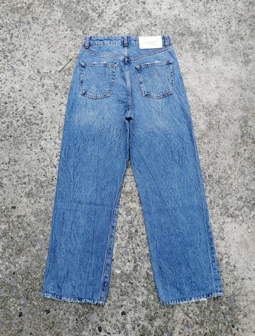 Designer × Mango Leandra Medine X Mango FW19 Collection Denim Jeans Size 26" / US 2 / IT 38 - 2 Thumbnail