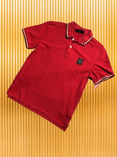 Belstaff × Vintage Belstaff Polo Shirt Luxury Designer Streetwear England style Size US M / EU 48-50 / 2 - 1 Thumbnail