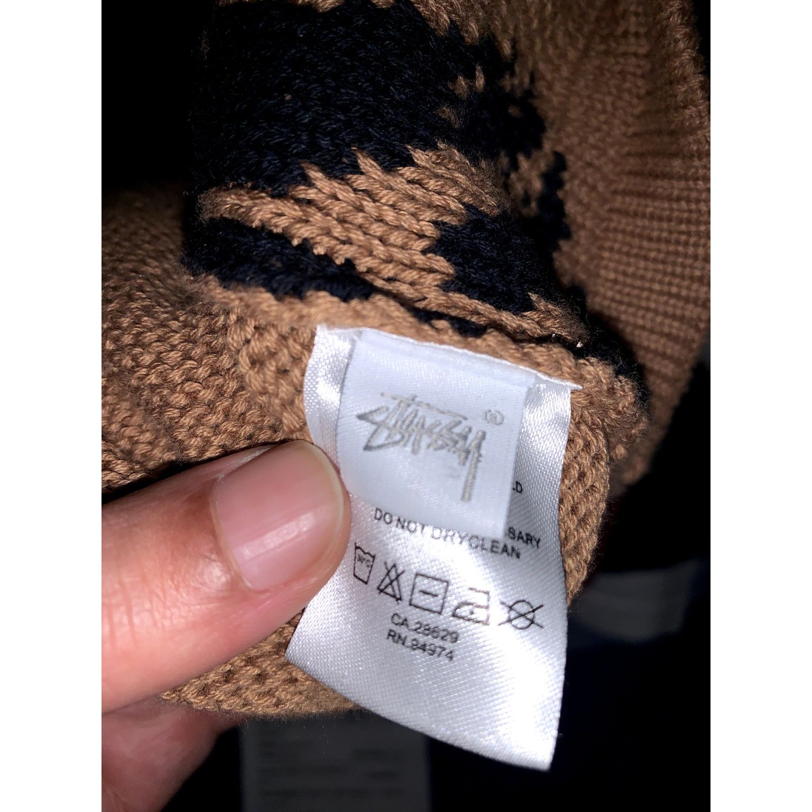 Stussy Stussy Venus Oversized Sweater Brown AOP Large Size US L / EU 52-54 / 3 - 9 Thumbnail
