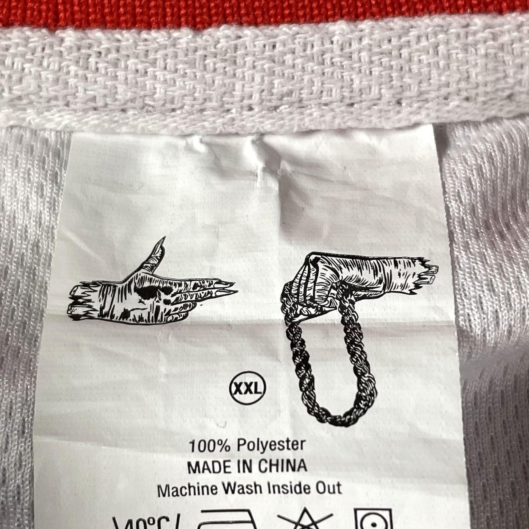Vintage VINTAGE Run The Jewels Jersey Mens 2XL RTJ3 Basketball Official RTJ Merch White RARE Size US XXL / EU 58 / 5 - 3 Thumbnail